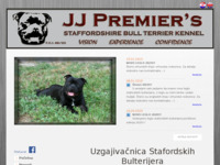 Frontpage screenshot for site: Stafordski bulterijeri - JJ Premier's (http://www.jjpremiers.com)
