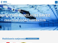 Frontpage screenshot for site: Hrvatski ronilački savez (http://www.diving-hrs.hr)