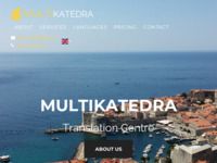 Frontpage screenshot for site: Multikatedra - Centar za poduke i prevođenje (http://www.multikatedra.hr/)