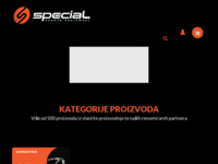 Frontpage screenshot for site: Special (http://www.special.hr/)