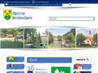 Frontpage screenshot for site: (http://www.brckovljani.hr)