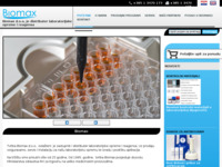 Frontpage screenshot for site: (http://www.biomax.hr)