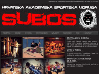 Frontpage screenshot for site: Studentska udruga borilačkih sportova (http://www.subos.hr/)