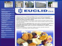 Frontpage screenshot for site: (http://www.euclid.hr)