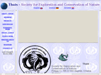 Frontpage screenshot for site: Thais - Društvo za istraživanje i zaštitu prirode (http://thais_hr.tripod.com/)