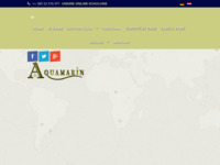 Frontpage screenshot for site: (http://www.aquamarin.hr)