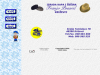 Frontpage screenshot for site: Kape i šeširi (http://krizevci.com/posaric)