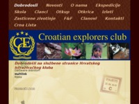 Frontpage screenshot for site: Hrvatski istraživački klub (http://www.hik.hr/)