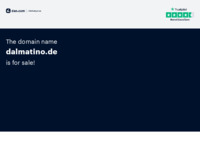 Frontpage screenshot for site: (http://www.dalmatino.de)