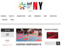 Frontpage screenshot for site: Nanbudo - borilačka vještina 21. stoljeća (http://www.nanbudo.org)