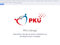 Frontpage screenshot for site: Udruga za pomoć obiteljima sa fenilketonurijom (http://www.fenilketonurija.hr/)