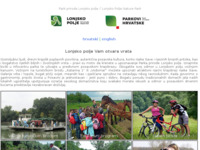 Frontpage screenshot for site: (http://www.pp-lonjsko-polje.hr/)