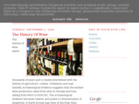 Frontpage screenshot for site: (http://thewinerevolution.blogspot.com/)
