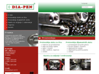 Frontpage screenshot for site: Dia-Pen d.o.o. (http://www.dia-pen.hr/)