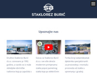 Frontpage screenshot for site: Staklorez Burić d.o.o. Pregrada (http://www.staklorez-buric.hr/)