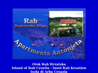 Frontpage screenshot for site: (http://free-ri.t-com.hr/rab-apartments/)