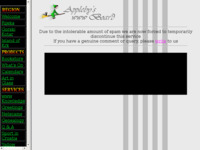 Frontpage screenshot for site: WWW Board (http://www.appleby.net/pinboard.html)