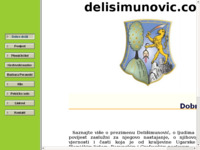 Frontpage screenshot for site: (http://www.delisimunovic.com)