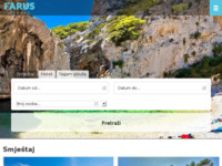 Frontpage screenshot for site: Farus turistička agencija (http://farus-travel.com/)