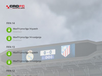 Frontpage screenshot for site: CroFC - Croatian Football Center (http://www.crofc.net/)