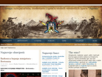 Frontpage screenshot for site: Udruga minijaturista, maketara i igrača stolnih strateških igara Agram (http://www.ums-agram.hr/)
