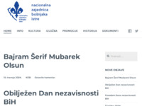 Frontpage screenshot for site: Nacionalna zajednica Bošnjaka Istre (http://www.nzbi.hr)