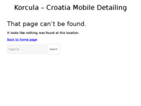 Frontpage screenshot for site: (http://www.korcula-croatia.com/taxi-korcula.htm)