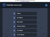 Frontpage screenshot for site: (http://www.galerija-nova.com)