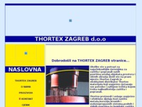 Frontpage screenshot for site: (http://www.thortex.hr)
