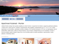 Frontpage screenshot for site: Apartmani Kutenat (http://www.kutenat.hr)
