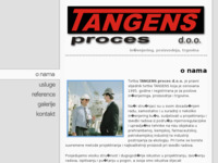 Frontpage screenshot for site: Industrijski inženjering, proizvodnja, trgovina (http://www.tangens.hr/)