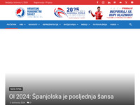 Frontpage screenshot for site: Hrvatski rukometni savez (http://www.hrs.hr)