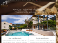 Frontpage screenshot for site: Apartmani Zambarlin - Komiža (http://www.komiza-zambarlin.hr/)