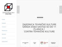 Frontpage screenshot for site: (http://www.ztk-sisak.hr/)