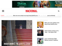 Frontpage screenshot for site: (http://www.nacional.hr)