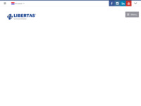Frontpage screenshot for site: (http://www.libertas.hr/)