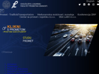 Frontpage screenshot for site: Fakultet prometnih znanosti (http://www.fpz.hr/)