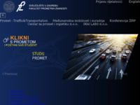 Frontpage screenshot for site: Fakultet prometnih znanosti (http://www.fpz.hr/)