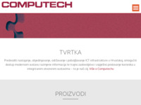 Frontpage screenshot for site: Computech (http://www.computech.hr/)