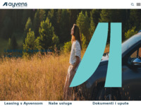 Frontpage screenshot for site: ALD Automotive (http://www.aldautomotive.hr)