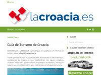 Frontpage screenshot for site: (http://www.lacroacia.es)