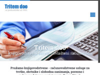 Frontpage screenshot for site: Tritem d.o.o. (http://www.tritem.hr/)