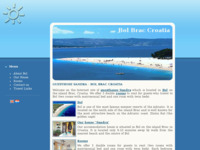 Frontpage screenshot for site: Bol Brač (http://www.bol-brac-croatia.net)