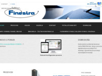 Frontpage screenshot for site: (http://www.finestra.hr)
