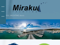 Frontpage screenshot for site: Mirakul yachting (http://www.mirakul-yachting.hr)