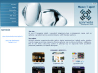 Frontpage screenshot for site: SpinMedia development studio (http://www.spinmedia.hr/)