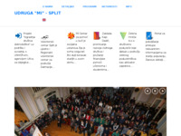 Frontpage screenshot for site: Udruga Mi, Split (http://www.udruga-mi.hr/)