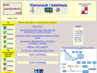 Frontpage screenshot for site: Vjeronauk i kateheza (http://www.inet.hr/~jrukelj/)