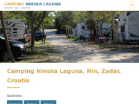 Slika naslovnice sjedišta: Camping Ninska Laguna (http://www.ninskalaguna.hr/)