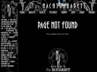 Frontpage screenshot for site: The Nachtkabarett-Marilyn Manson, umjetnost i okultno (http://www.nachtkabarett.com/croatian/)